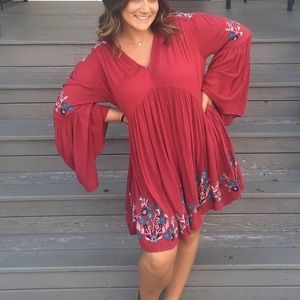 SOLD Free People embroidered Dress